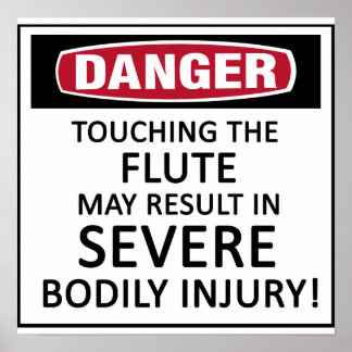Gefahrenflute Poster