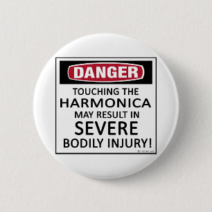 Gefahrenharmonika Button