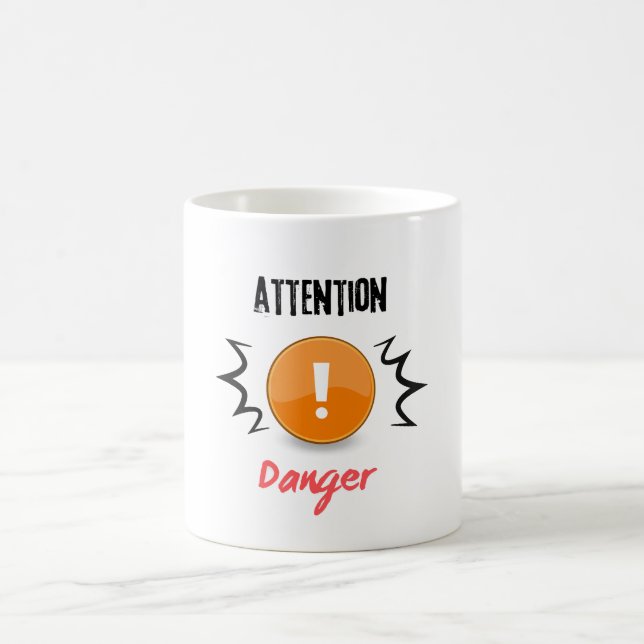 Gefahrenhinweis Kaffeetasse (Mittel)