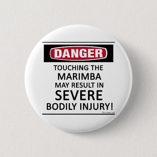 GefahrenMarimba Button (Vorderseite)