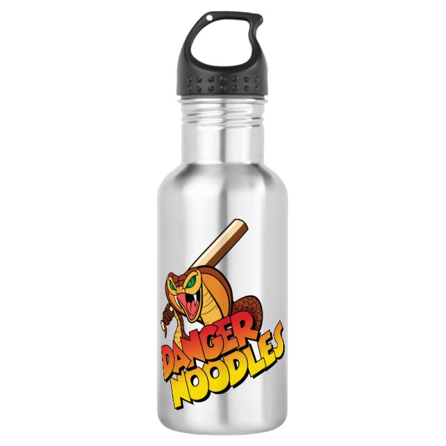 Gefahrennudel-Softball-Wasser-Flasche Edelstahlflasche (Vorderseite)