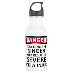 Gefahrensänger Trinkflasche