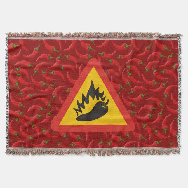 Gefahrenschild für scharfe Pfeffer Decke (Vorderseite)