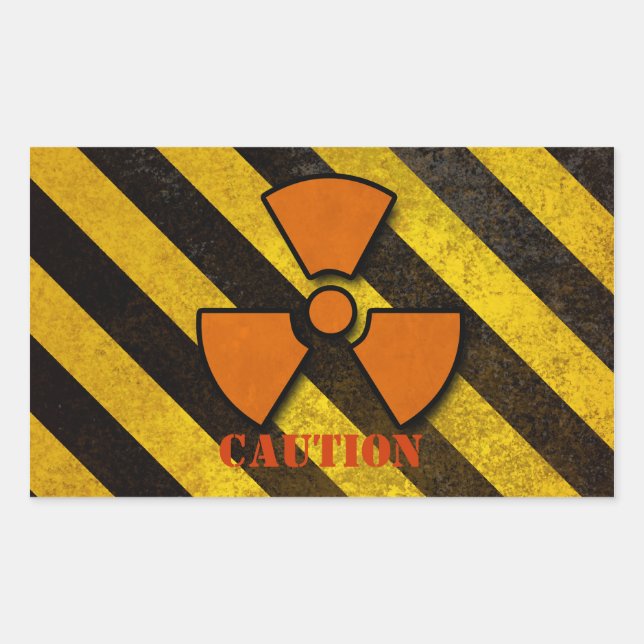 Gefahrenstreifen für benutzerdefinierte Aufkleber  (Vorderseite)