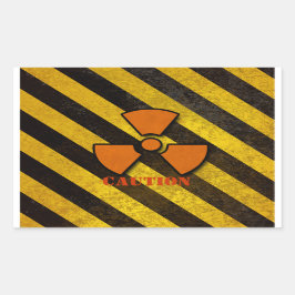 Gefahrenstreifen für benutzerdefinierte Aufkleber 