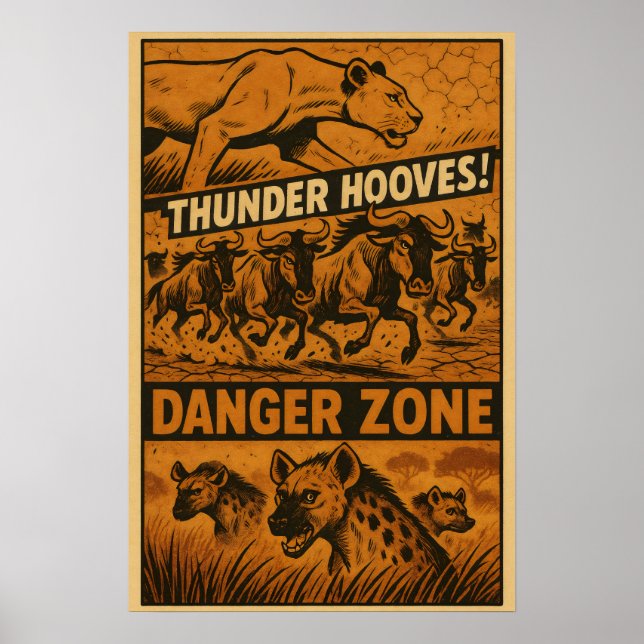 Gefahrenzone - Thunder Hooves-Comic Poster (Vorne)