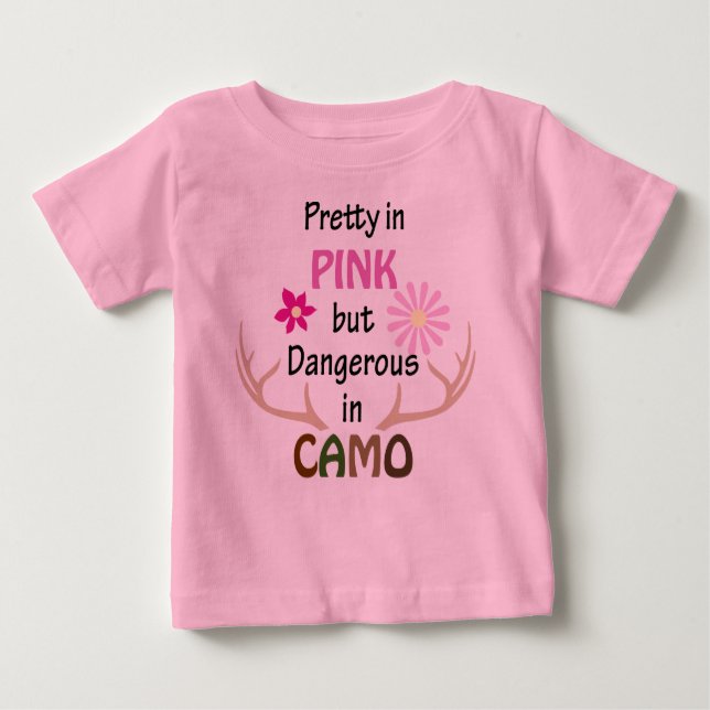 Gefährlich für die Camouflage Baby T-shirt (Vorderseite)
