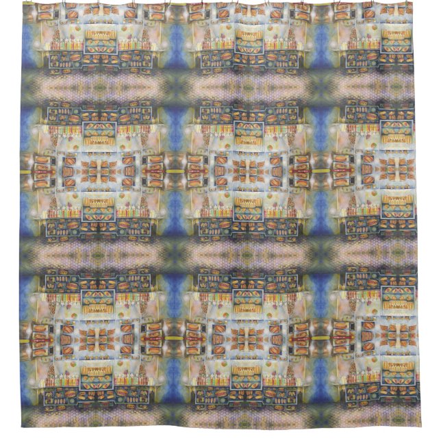 gefährlich Nah Duschvorhang (Vorderseite)