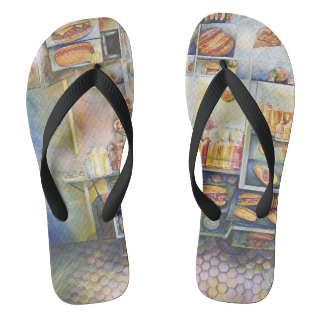 gefährlich Nah Flip Flops (Fußbett)