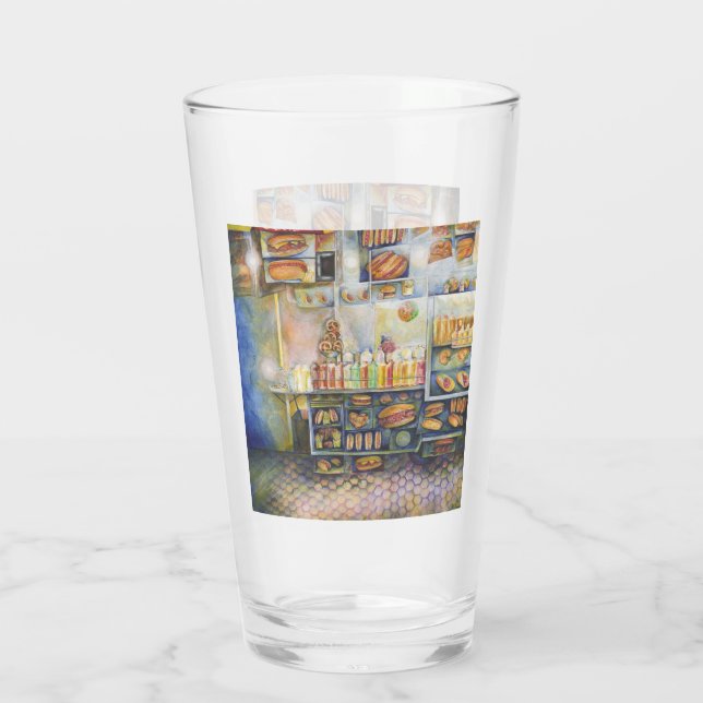 gefährlich Nah zum Spaß Glas (Rückseite)