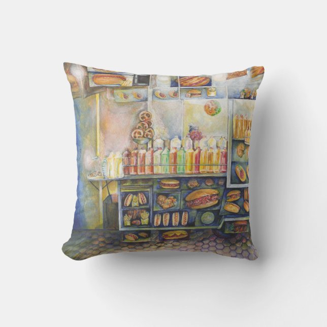 gefährlich Nah zum Spaß Kissen (Vorderseite)