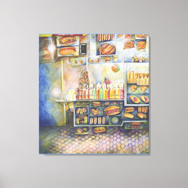 gefährlich Nah zum Spaß Leinwanddruck (Vorderseite)