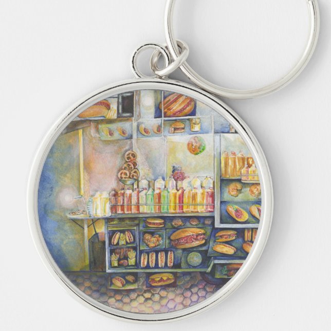 gefährlich Nah zum Spaß Schlüsselanhänger (Vorne)