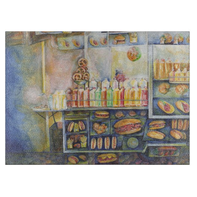 gefährlich Nah zum Spaß Schneidebrett (Vorderseite)