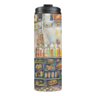 gefährlich Nah zum Spaß Thermosbecher