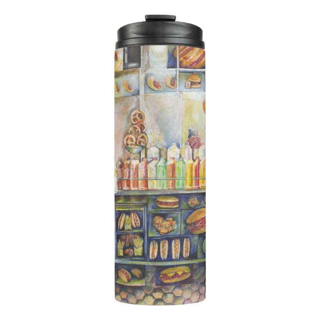 gefährlich Nah zum Spaß Thermosbecher (Vorderseite)