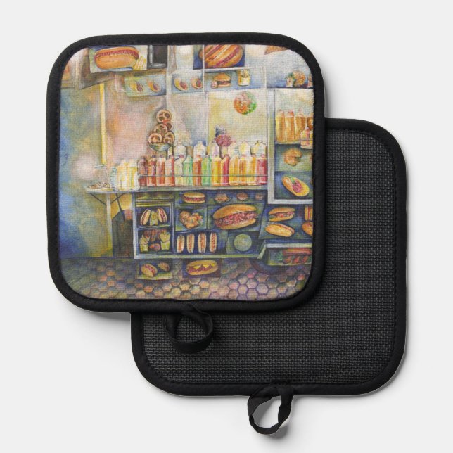 Gefährlich Nah zum Spaß Topflappen (Vorderseite/Rückseite)