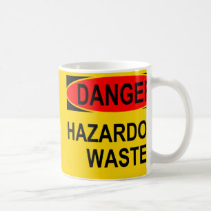 Gefährliche Abfälle Kaffeetasse