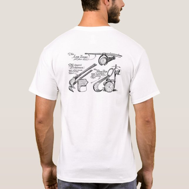 "Gefährliche Arbeit" T-Shirt (Rückseite)