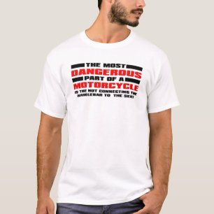 Gefährliche Nuss Lustiges Motorrad Dirt Bike Motoc T-Shirt