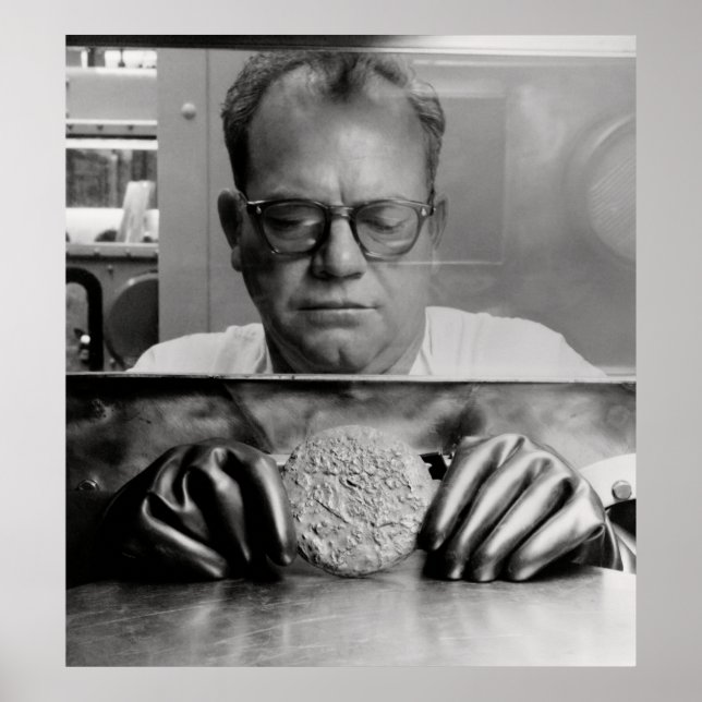 GEFÄHRLICHE PLUTONIUMSCHALTFLÄCHE POSTER (Vorne)