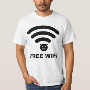 Gefährliches kostenloses WLAN T-Shirt