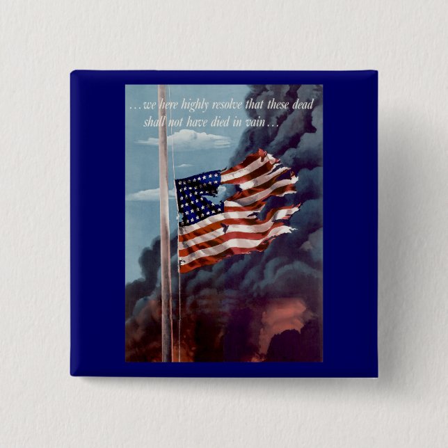 Gefallen, aber nicht vergessen button (Vorderseite)