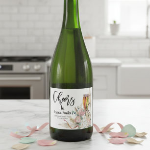 Gefallen an der Geburtstagsparty Sparkling Wine Bo