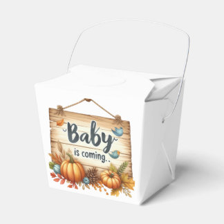 Gefallen Box-Autumn Baby Shower Fevor Box Geschenkschachtel