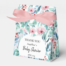 Gefallen Box für Babydusche mit niedlichem Design. Geschenkschachtel