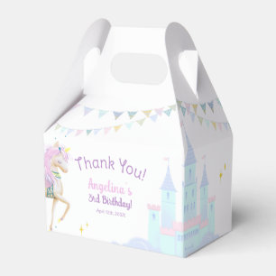 Gefallen Boxen Unicorn Geburtstag. Geschenkschachtel