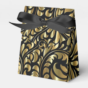 Gefallen/Geschenkboxen - Drama in Schwarz und Gold Geschenkschachtel