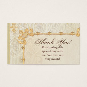 Gefallen Geschenkkarten - Fleur di Lys Damask 2 -