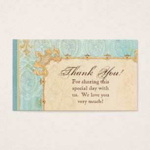 Gefallen Geschenkkarten - Fleur di Lys Damask 2 - 