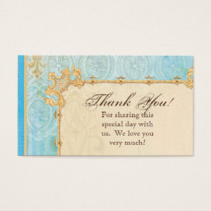Gefallen Geschenkkarten - Fleur di Lys Damask 2 -