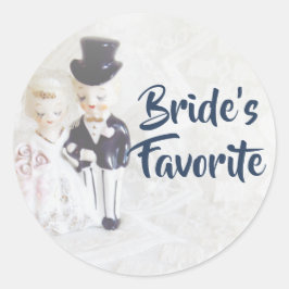 Gefallen Stickers - Brides Lieblings-Niedliches Pa