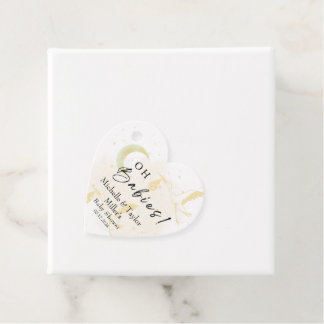 Gefallen Tags Oh Babies! Neutrale Zwillingsstorche Geschenkanhänger
