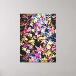 Gefallene Blätter Leinwanddruck