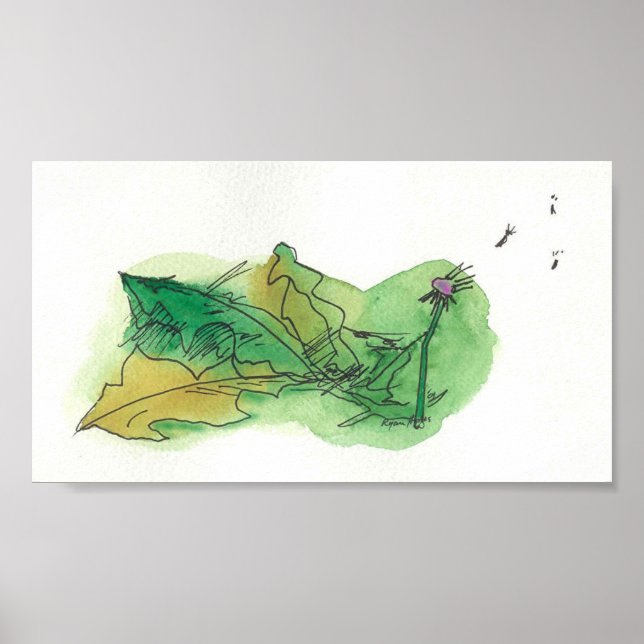 Gefallene Blätter Poster (Vorne)