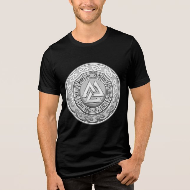 Gefallene Erinnerung an Krieger Tri-Blend Shirt (Vorderseite)
