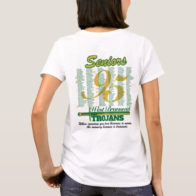 Gefallene Trojaner Klasse 95 T-Shirt (Rückseite)