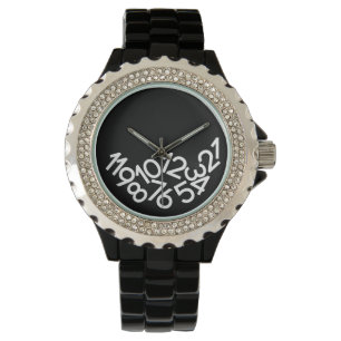 Gefallene Zahl-lustige Schwerkraft-Uhr Armbanduhr