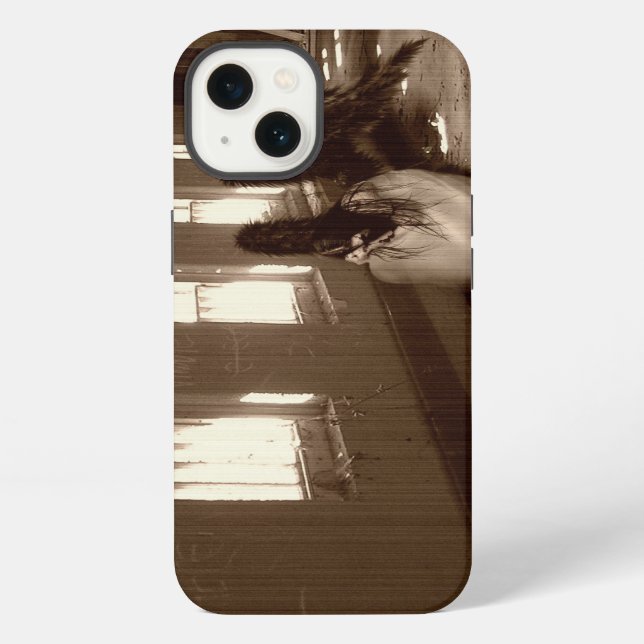 Gefallener Asyl Engel iPhone Hülle (Rückseite)