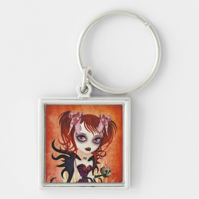 Gefallener Engel erstklassiges Keychain TBA Schlüsselanhänger (Vorne)