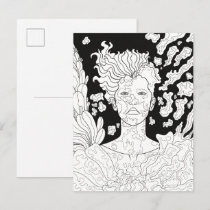 Gefallener Engel Postkarte
