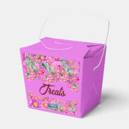 Gefallenes Kästchen Asiatisch (Rosa Blumenmix)RFPM Geschenkschachtel