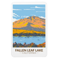Gefallenes Leaf Lake California im Herbst Vintag