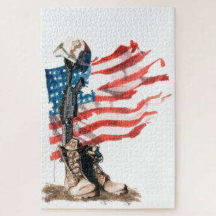 Gefallenes Puzzlespiel Puzzle