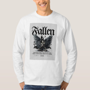 Gefallenes Skelett-Engel-Gothic-T-Shirt T-Shirt