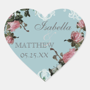 Gefällige Sticker oder Siegel, Trellis Rose Vintag